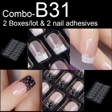 Box, squarenail, nail tips, pressonnail