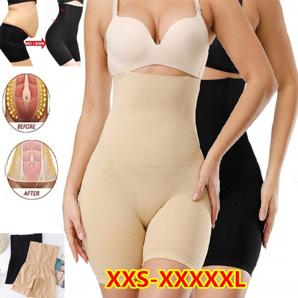 Plus Size High Waist Body Shaper Underwear Tummy Control Girdle Panties  Women
