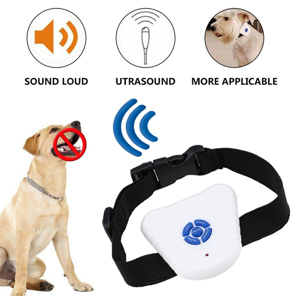 Ultrasonic Dog Anti Bark No Stop Barking Control Collar Train Training
