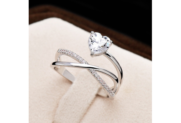 heart diamond ring design