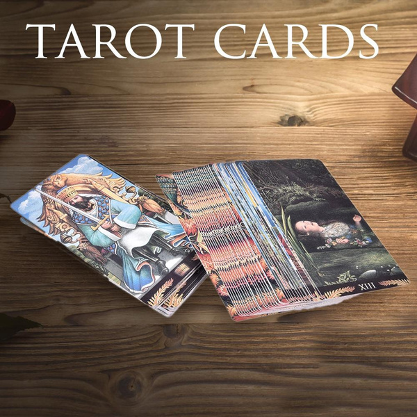 Amazon.com - Huluda Full English Pre-Raphaelite Tarot 78 Cards Deck Family  Party Board Game Toy Card -