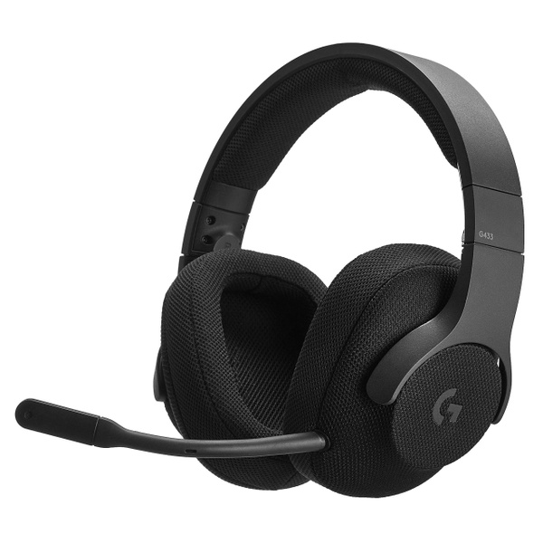 Gaming headset Logicool Logitech G433BK black Dolby DTS® 7.1ch