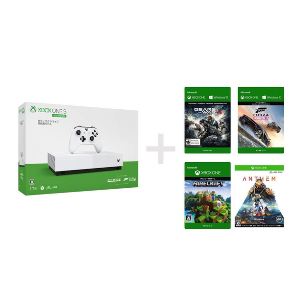 Xbox One S 1 TB All Digital Edition (Forza Horizon 3 + Minecraft