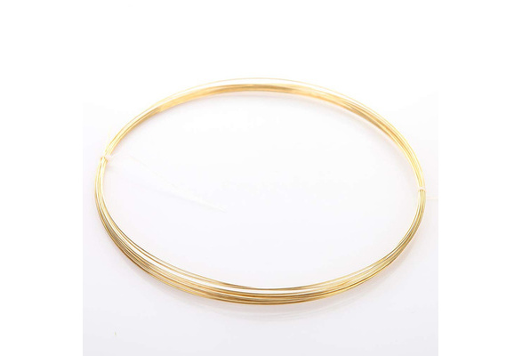 H62 Brass Wire Conductive Golden Copper Line Rod Industry Experiment DIY Wires Material 0.5mm Diameter,10 Meter H62 Brass Wire Conductive Golden Copper Line Rod Industry Experiment DIY Wires Material 0.5mm Diameter,10 Meter