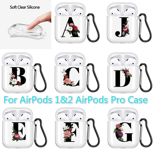 Earphone Case With Letter Z & Flower Graphic Wireless Cover Soft Headphone  Protective Cases Anti-fall For Airpods1/2, Airpods3, Pro, Pro (2nd  Generation) - Temu