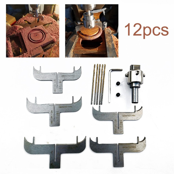 Wooden Ring Drill Bit Buddha Beads Napkin Rings Milling Cutter Router Bit Tool 