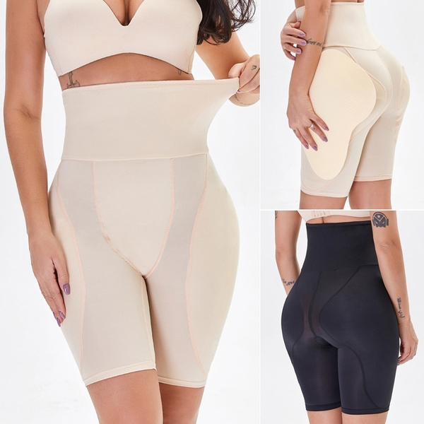 Hip & Thigh Padded Tummy Control Body Shaper With Butt Lifter For