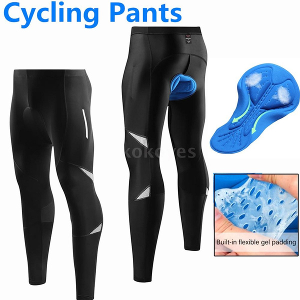 Men's Bicycle Pants Gel Padded Cycling Tights Leggings Outdoor Riding Bike  Pants