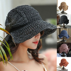 foldablecap, Summer, knittedcap, women hats