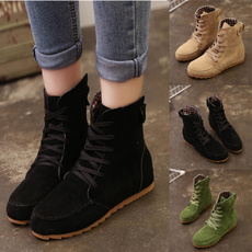 ankle boots, Lace, Womens Shoes, Waterproof