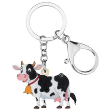 cattlejewelry, Bell, Farm, keychainsforwomen