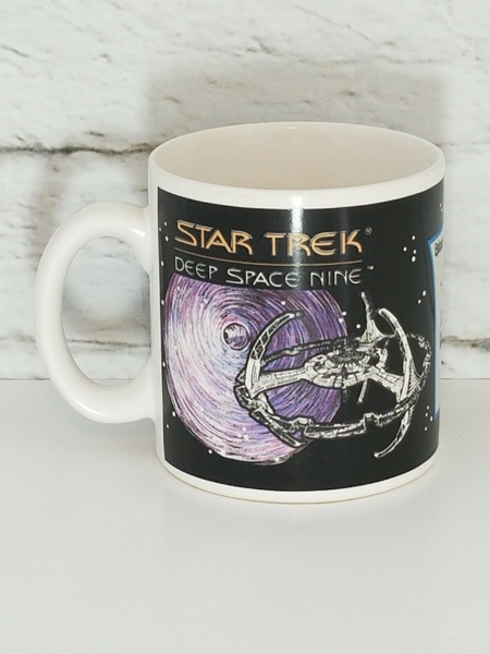 Vintage Star Trek Deep Space Nine Episode 407 Coffee Cup Mug Applause  Q-Less