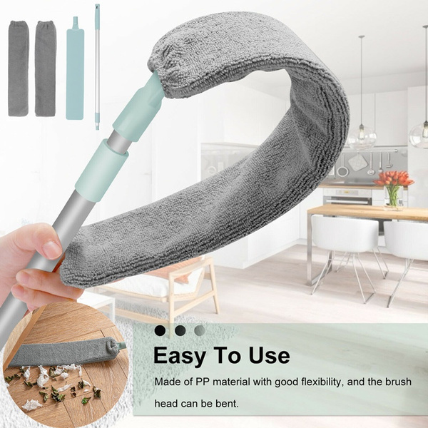Retractable Gap Dust Mop Sweep  Artifact Cleaning Removable Dust Brush Household 