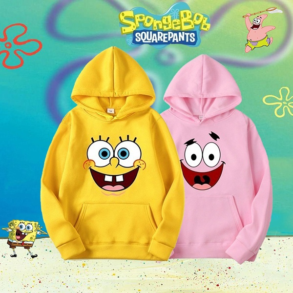 New product launches SpongeBob SquarePant and Patrick Star printed hoodies comfortable tops fashion men women hoodies