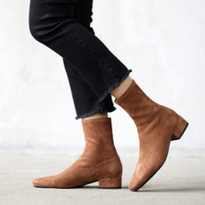 ankle boots, Fashion, stretchboot, leather
