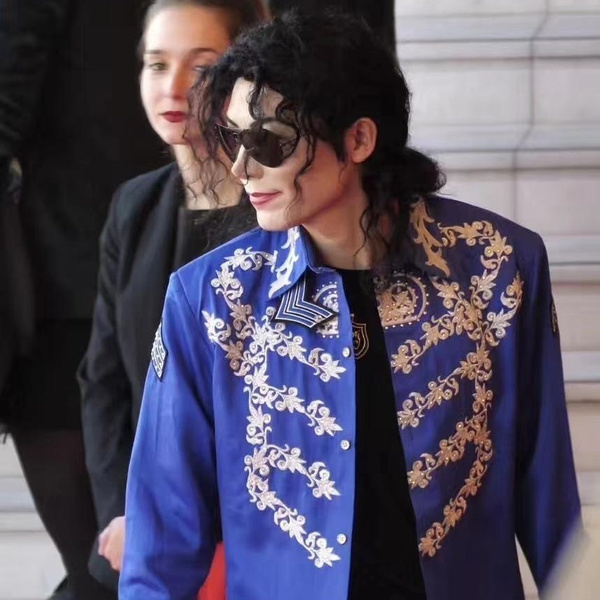 Michael jackson blue sale jacket