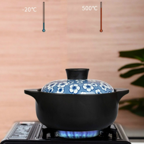 Kitchen Casserole Soup Pot High Temperature Cooking Pot Large Pan