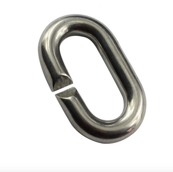 304 Stainless Steel Double Eye Swivel Ring | 8-Shape Rotating Connector | M3-M16 Sizes For Wire Rope, Chain, DIY (M14 Shown)