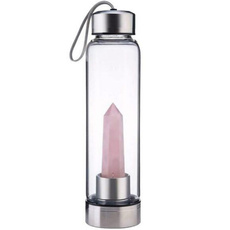 glassbottlewithengraving, quartzcrystal, wand, Cup