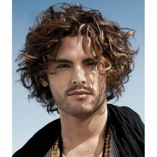 Fashion Short Toupee Blonde Highlight No Bang Fluffy Curly Capless Men Wig Hair | Wish Fashion Short Toupee Blonde Highlight No Bang Fluffy Curly Capless Men Wig Hair | Wish