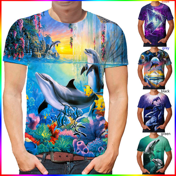 Funny Fishing Shirts 3D Printing Shirts Hip Hop Shirts For Women