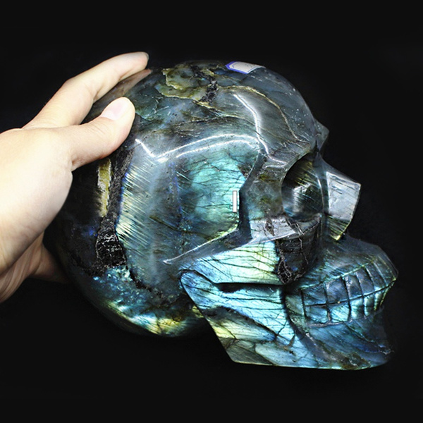 Large selling labradorite skull