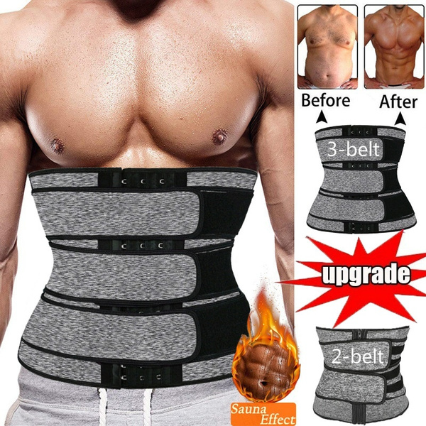 Neoprene Stomach Slimming Hot Exercise Belt Fat Burner Waist Body Shaper B