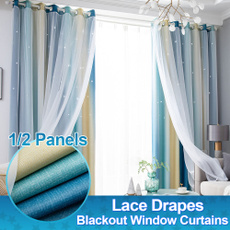 Home Supplies, Gifts, Hollow-out, doublelayercurtain