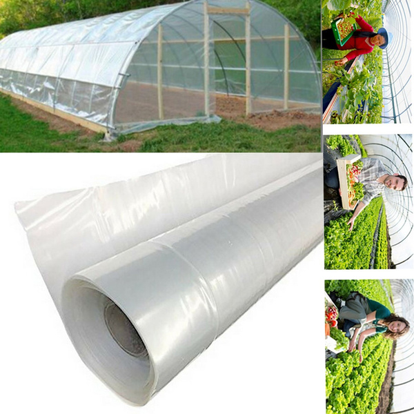 Greenhouse Clear Plastic Film Foil Cover Polythene Sheeting Clear for