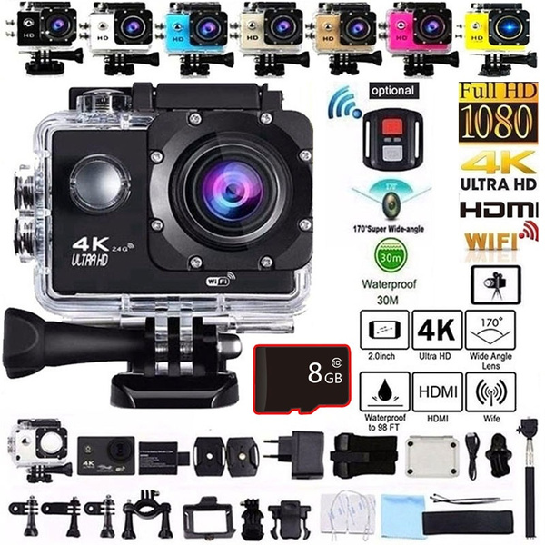 DEDF 1080P Ultra HD Sport Action Camera MINI 120 Degree Camcorder 