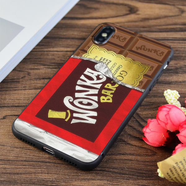 Willy Wonka Golden Ticket Print Soft Silicone Matt Case For Apple iPhone  and Samsung Galaxy