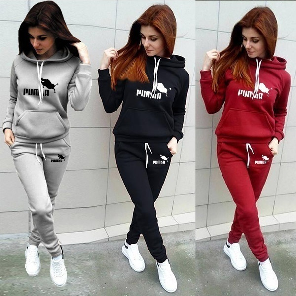 Women's Solid Color Sweatsuit Set, Hoodie and Pants Sport Suits, Women's 2  Piece Outfits Cowl Neck Long Sleeve Sweatshirt and Pants Set Tracksuit, Women  Jogger Outfit Matching Sweat Suits,S-3XL,Black 