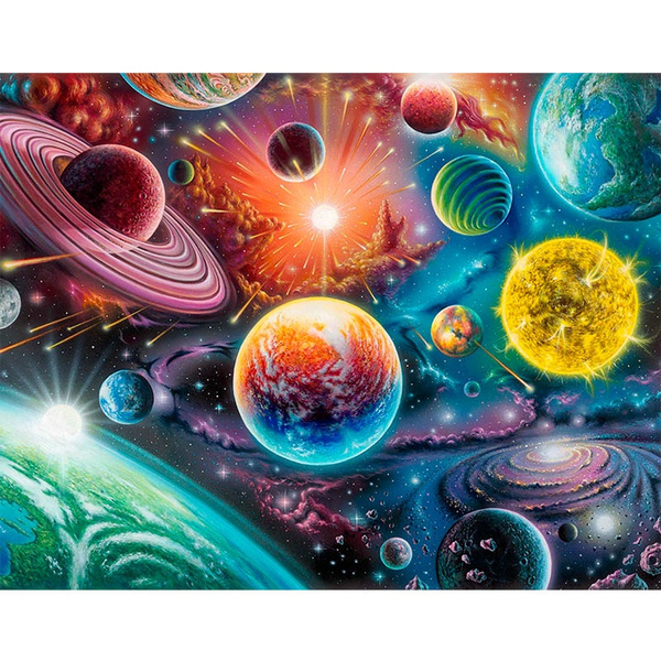 Diamond Painting Galaxy Stitch, Full Image - Painting