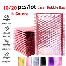bubblebag, bagmailing, Laser, Joyería de pavo reales