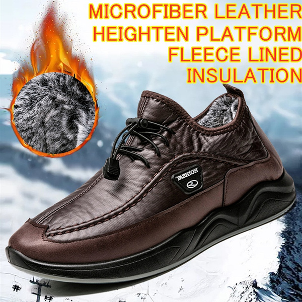 fleece lined waterproof shoes