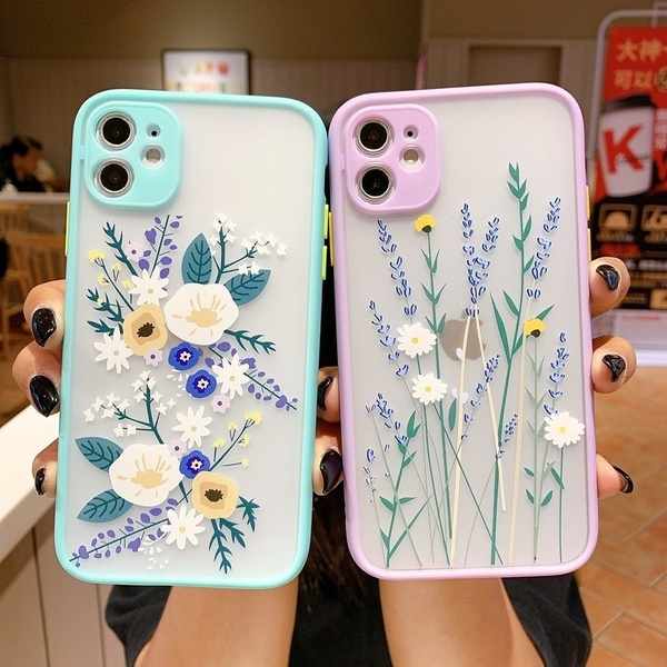 Fashion Cute Flower Phone Case For iPhone 12 Max 12 Pro Max SE 2020 iPhone 11 iPhone 11 Pro iPhone 11 Pro Max iPhone 7 8 Plus iPhone X XS XR Max