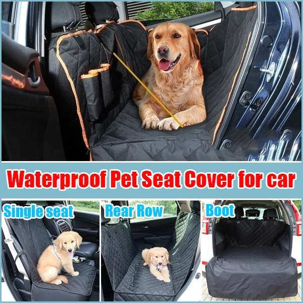 Waterproof Dog Car Seat Covers Boot Rear Row Single With Mesh Visual Window For Cars Trucks Wish - Car Seat Rain Cover Boots
