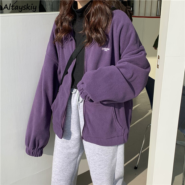 Fleece 2025 oversized jacket