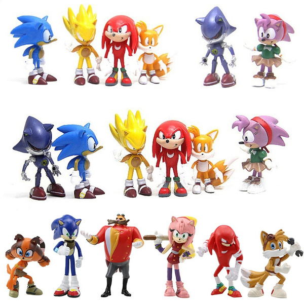 Sonic The Hedgehog 6 pcs/set of 10cm Figures 