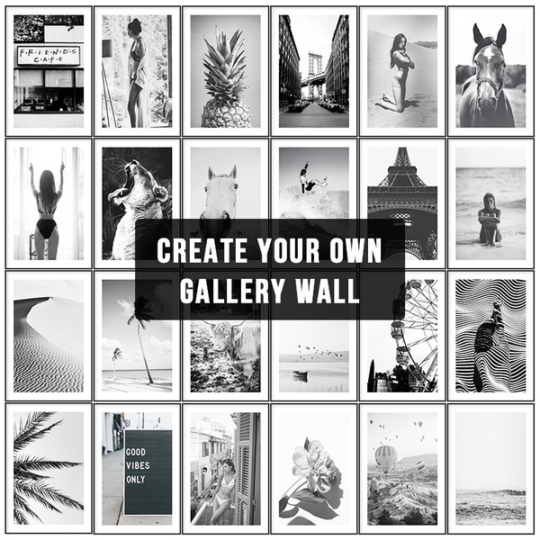 Create Black Framed Photo Canvas Prints, Home DÃ©cor