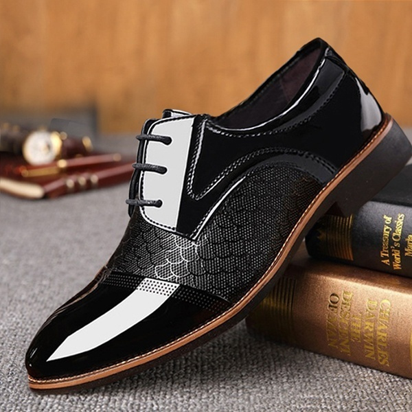 New Fashion Men's Luxury Formal Shoes Dress Shoes Male Casual Leather Shoes  Business Office Shoes Driving Shoes Plus Size 38-47 Chaussures Pour Hommes  Sapato Masculino