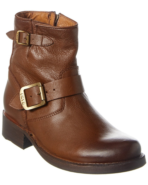frye vicky leather booties