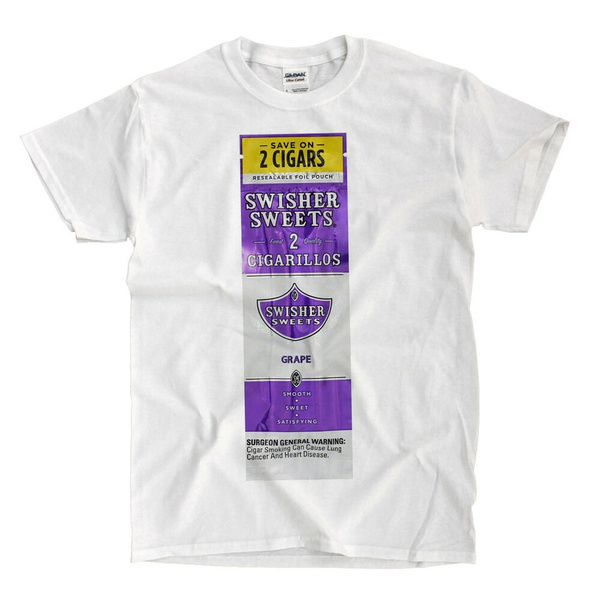 Swisher Sweets - Grape - White T-Shirt 