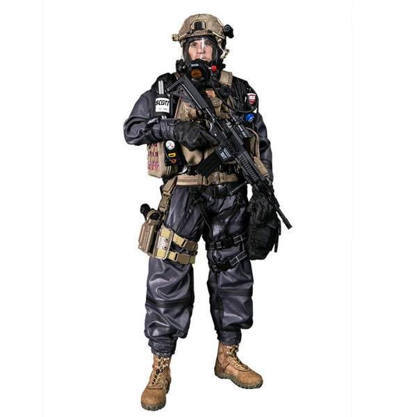 1/6 30cm Action Figure Realistic Navy Mountain Warfare Special Forces  Soldier Model