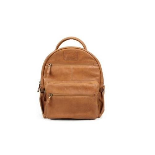 Quagga Buffalo Leather Backpack, Brown | Wish