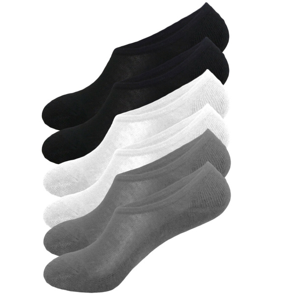 6 Pairs Everlast Women's 1/2 Cushion Low Liner Peds No-Show Tennis Socks 