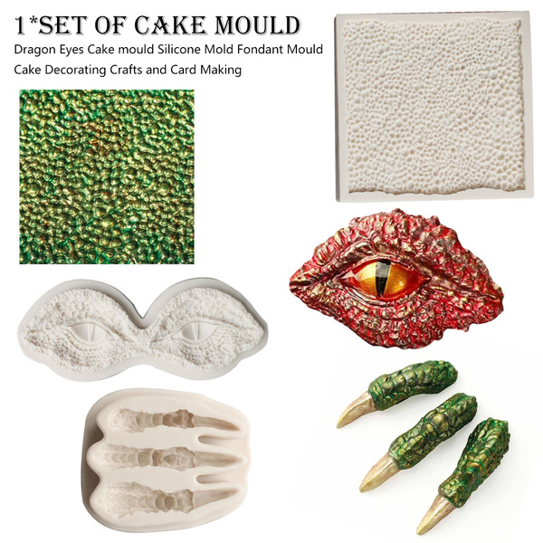 Cake Decorating Crafts Cake Making Tool Dragon Eyes Cake Mould Silicone  Mold Fondant Mould