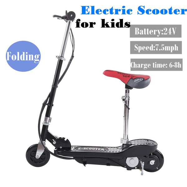 Kids Ride On 24V Battery Powered Electric Scooter Toy, 24V High-Torque Rechargable Electric Powered Scooter | Wish
