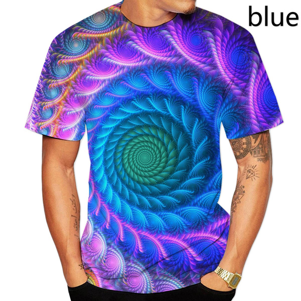 New Fashion Mens Vertigo 3D Printed Casual T-Shirt | Wish