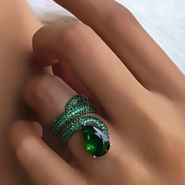 Emerald shop snake jewelry